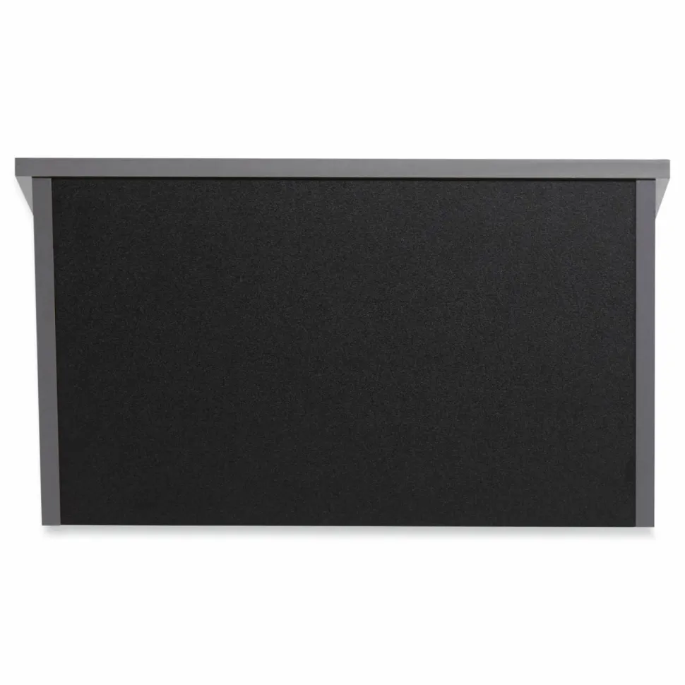 Oklahoma Sound Tabletop Lectern, 23.75 x 19.87 x 13.75, Black