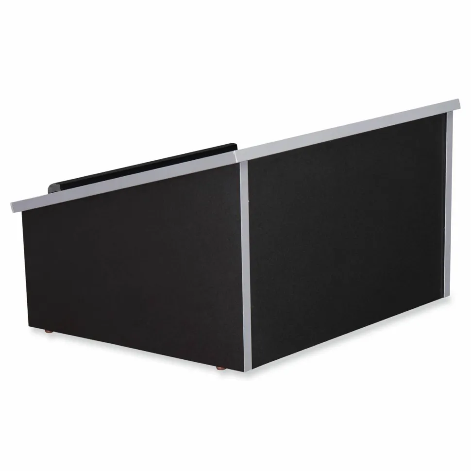 Oklahoma Sound Tabletop Lectern, 23.75 x 19.87 x 13.75, Black
