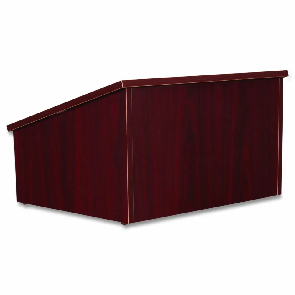Oklahoma Sound Tabletop Lectern, 23.75 x 19.88 x 13.75, Mahogany