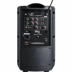 Oklahoma Sound Wireless PA System with Wireless Handheld Microphone, 40 W, Black