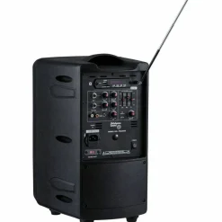 Oklahoma Sound Wireless PA System with Wireless Handheld Microphone, 40 W, Black