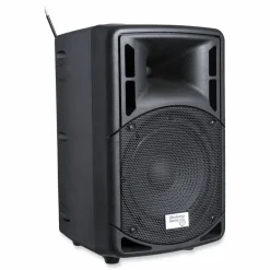 Oklahoma Sound Wireless PA System with Wireless Handheld Microphone, 40 W, Black