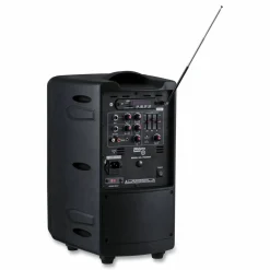 Oklahoma Sound Wireless PA System with Wireless Tie Clip Microphone, 40 W, Black