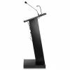 Oklahoma Sound ZED Lectern with Speaker, 19.75 x 19.75 x 49, Black
