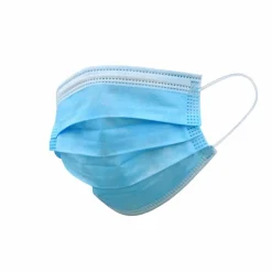 Omar, Inc. 3-Ply Pleated Disposable Face Mask, Adult, One Size, Box Of 50