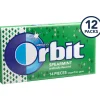 Orbit Gum, Spearmint, 0.95 Oz, Box Of 12