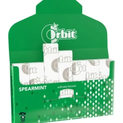 Orbit Gum, Spearmint, 0.95 Oz, Box Of 12