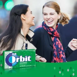 Orbit Gum, Spearmint, 0.95 Oz, Box Of 12