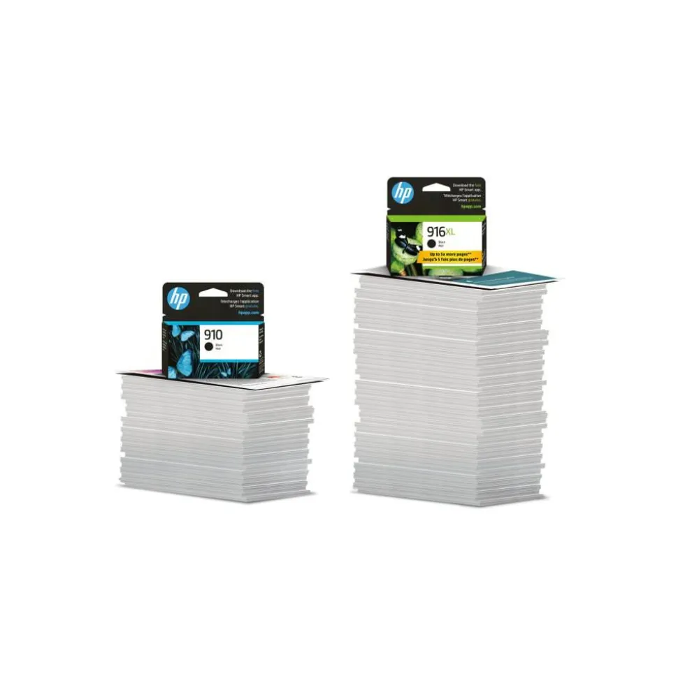 Original HP 910 Cyan Magenta Yellow/910XL Black Ink Cartridges 4-pack|HP OfficeJet 8010/8020/HP OfficeJet Pro 8020/8030 Series|Instant Ink Eligible