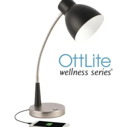 OttLite Wellness Series Adjust LED Desk Lamp, 3