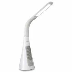 OttLite Wellness Series SanitizingPro LED Desk Lamp and UV Air Purifier, 15" to 25" High, White