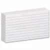 Oxford Heavyweight Ruled Index Cards, 3 x 5, White, 100/Pack