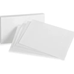 Oxford Index Cards, Blank, 5" x 8", White, Pack Of 100