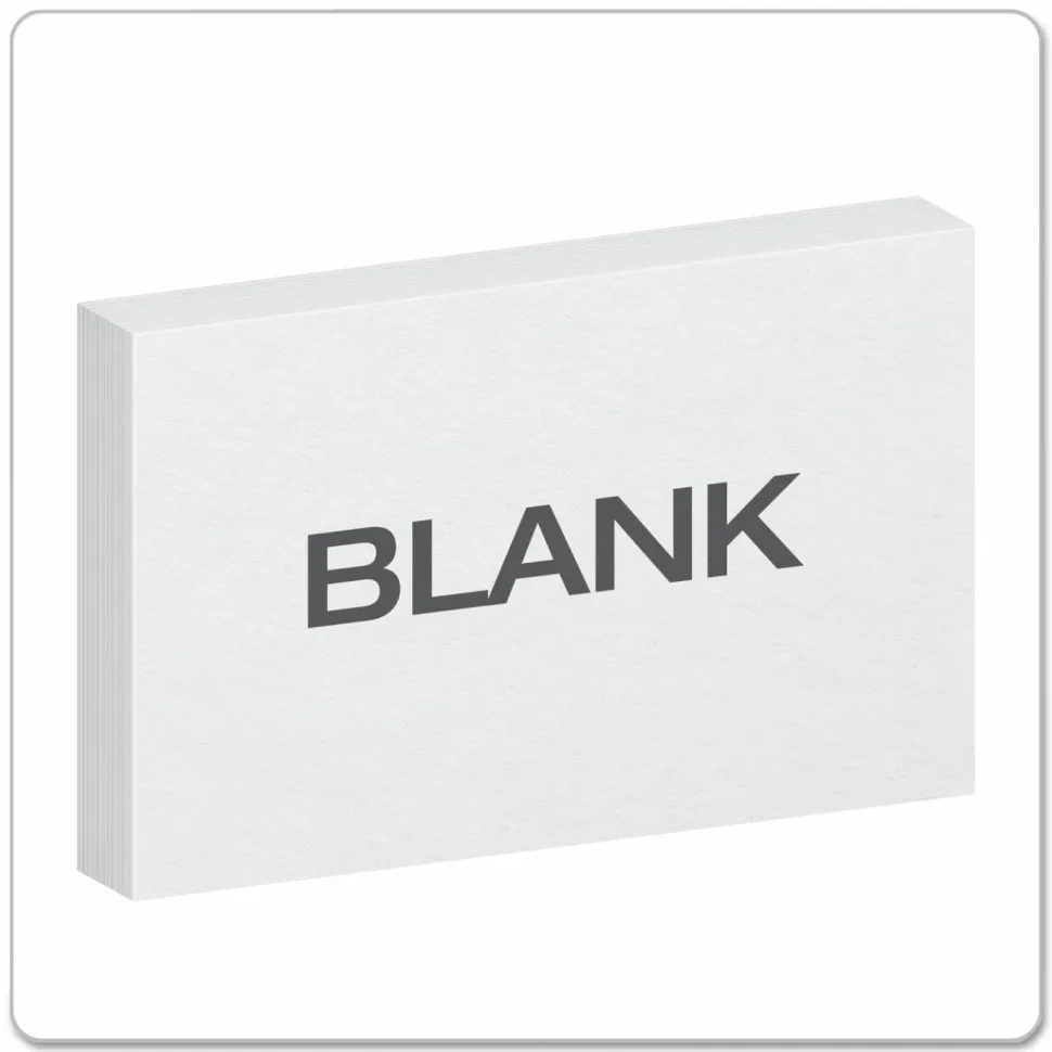 Oxford Index Cards, Blank, 5" x 8", White, Pack Of 100