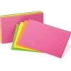 Oxford Neon Glow Ruled Index Cards