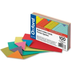 Oxford Ruled Extreme Index Cards, 3