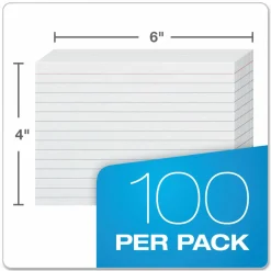Oxford Ruled Index Cards