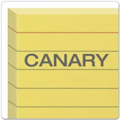 Oxford Ruled Index Cards, 3 x 5, Canary, 100/Pack