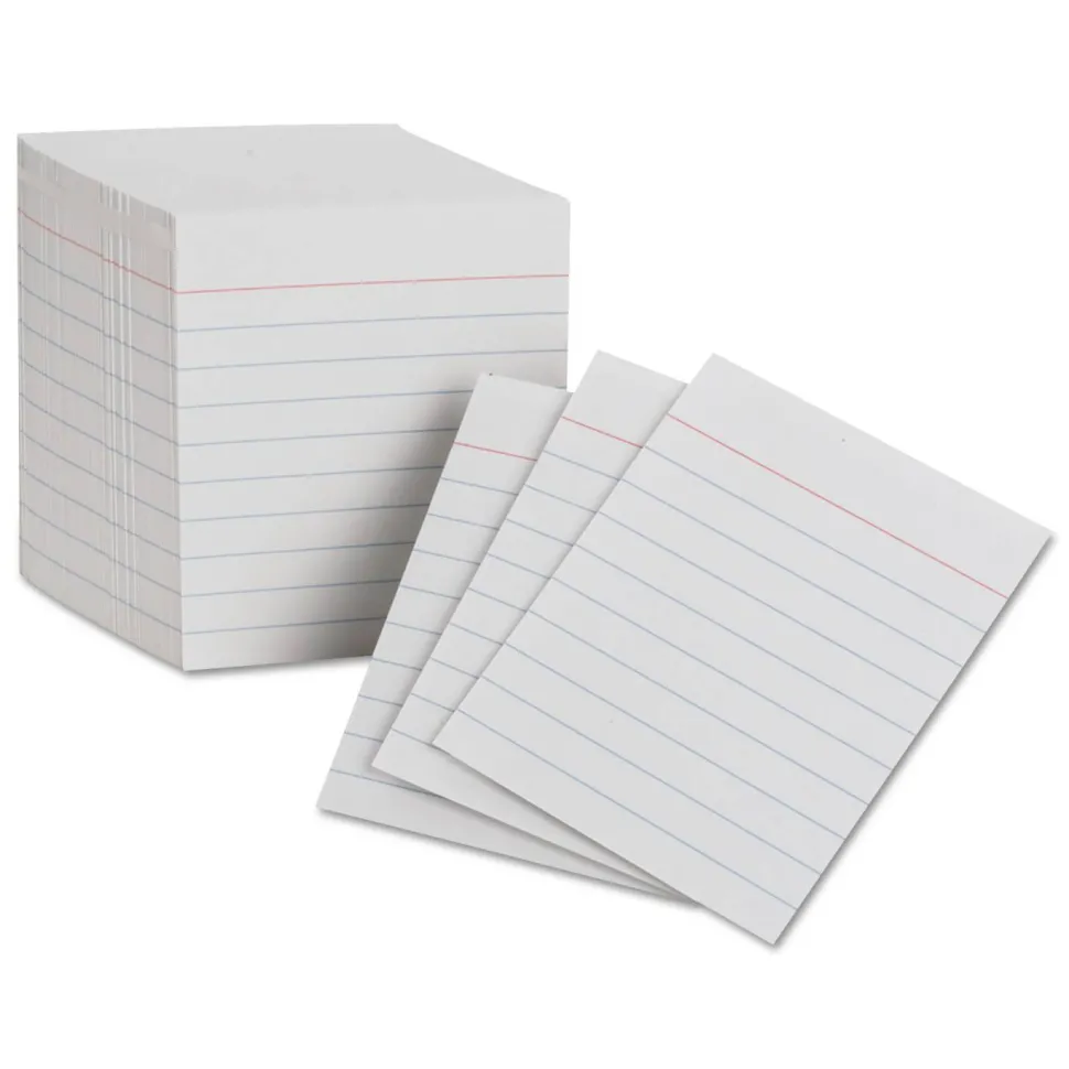 Oxford Ruled Mini Index Cards, 3 x 2.5, White, 200/Pack