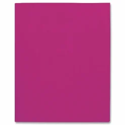 Oxford Twin-Pocket Folder, Accommodates (100) 11 x 8.5 Sheets, Burgundy, 25/Box
