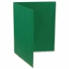 Oxford Twin-Pocket Portfolio With Fasteners, 8 1/2" x 11", Hunter Green, Pack Of 25