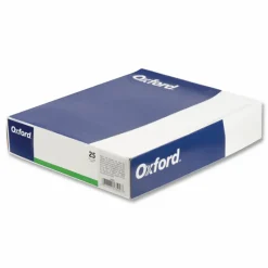 Oxford Twin-Pocket Portfolio With Fasteners, 8 1/2" x 11", Hunter Green, Pack Of 25