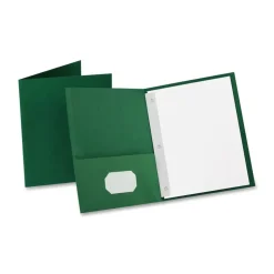 Oxford Twin-Pocket Portfolio With Fasteners, 8 1/2
