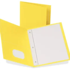 Oxford Twin-Pocket Portfolio With Fasteners, 8 1/2