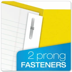 Oxford Twin-Pocket Portfolio With Fasteners, 8 1/2