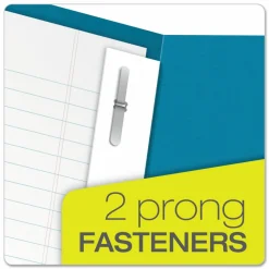 Oxford Twin-Pocket Portfolio With Fasteners, 8 1/2