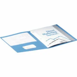 Oxford Twin-Pocket Portfolio With Fasteners, 8 1/2