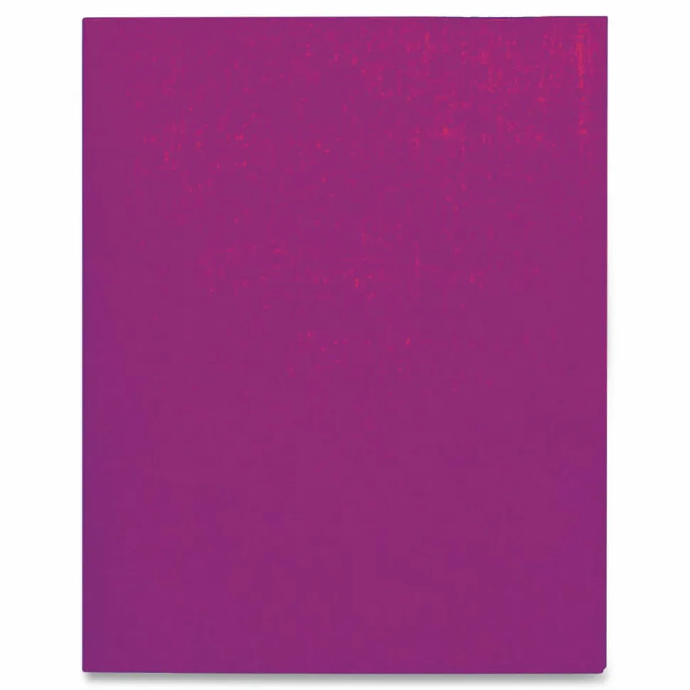 Oxford Twin-Pocket Portfolio With Fasteners, 8 1/2" x 11", Burgundy, Pack Of 25