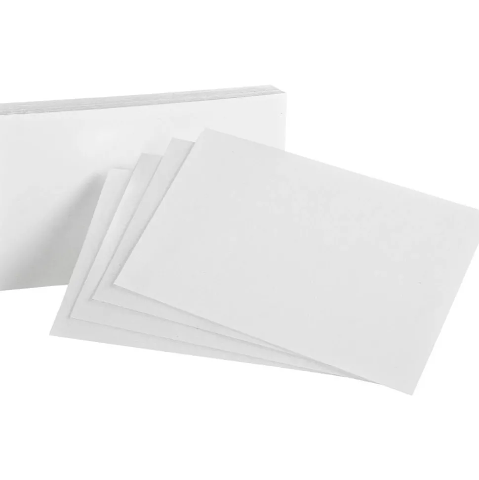 Oxford Unruled Index Cards, 4 x 6, White, 100/Pack