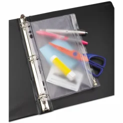 Oxford Zipper Binder Pocket, 2- to 5-Hole Punched, 6