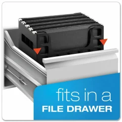 Oxford Decoflex File Holder, Letter Size, Black