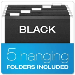 Oxford Decoflex File Holder, Letter Size, Black