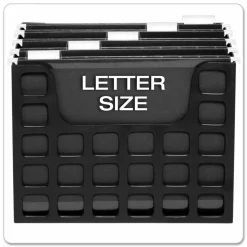 Oxford Decoflex File Holder, Letter Size, Black