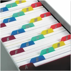 Oxford Poly Card Guides, A-Z, 3