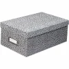 Oxford Reinforced Board Card File, Lift-Off Cover, Holds 1,200 3 x 5 Cards, 5.13 x 11 x 3.63, Black/White