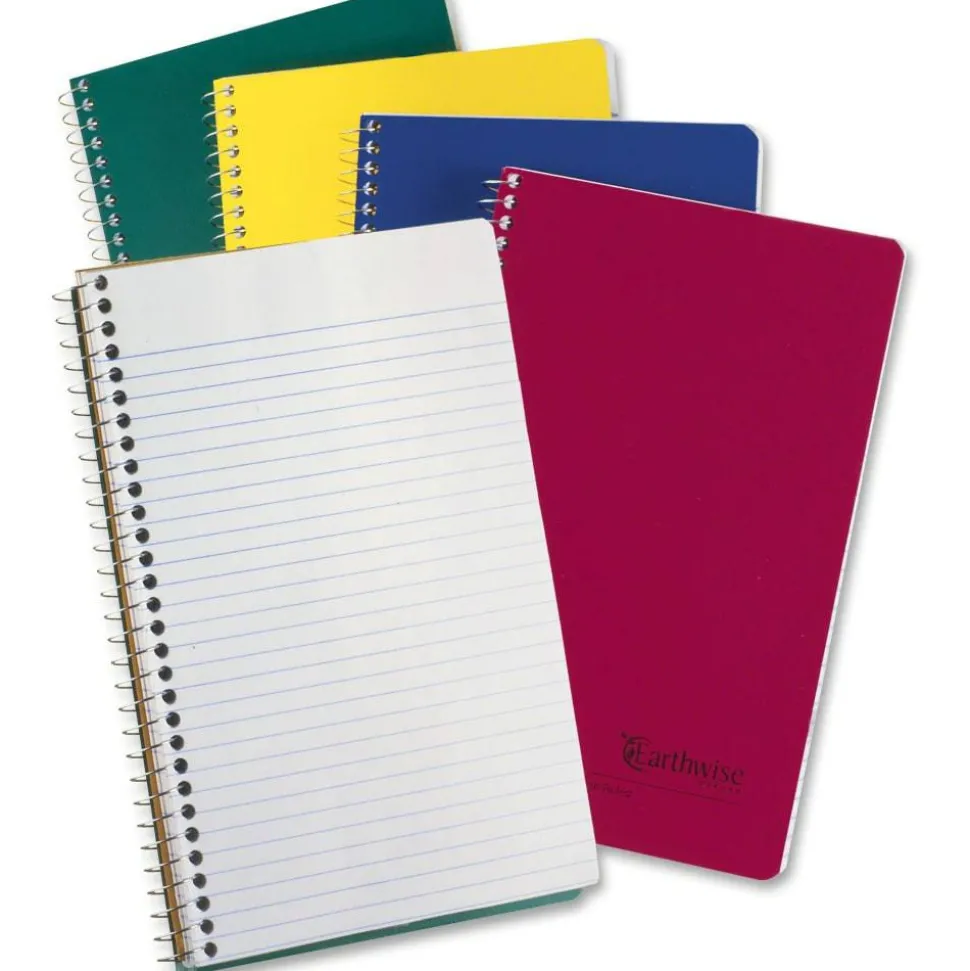 Oxford 3-Subject Wirebound Notebook, 6" x 9 1/2", 150 Sheets, 30% Recycled, Assorted Colors