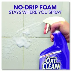 OxiClean Plus Bleach Mold and Mildew Stain Remover, Citrus Scent, 30 oz Trigger Spray Bottle, 8/Carton