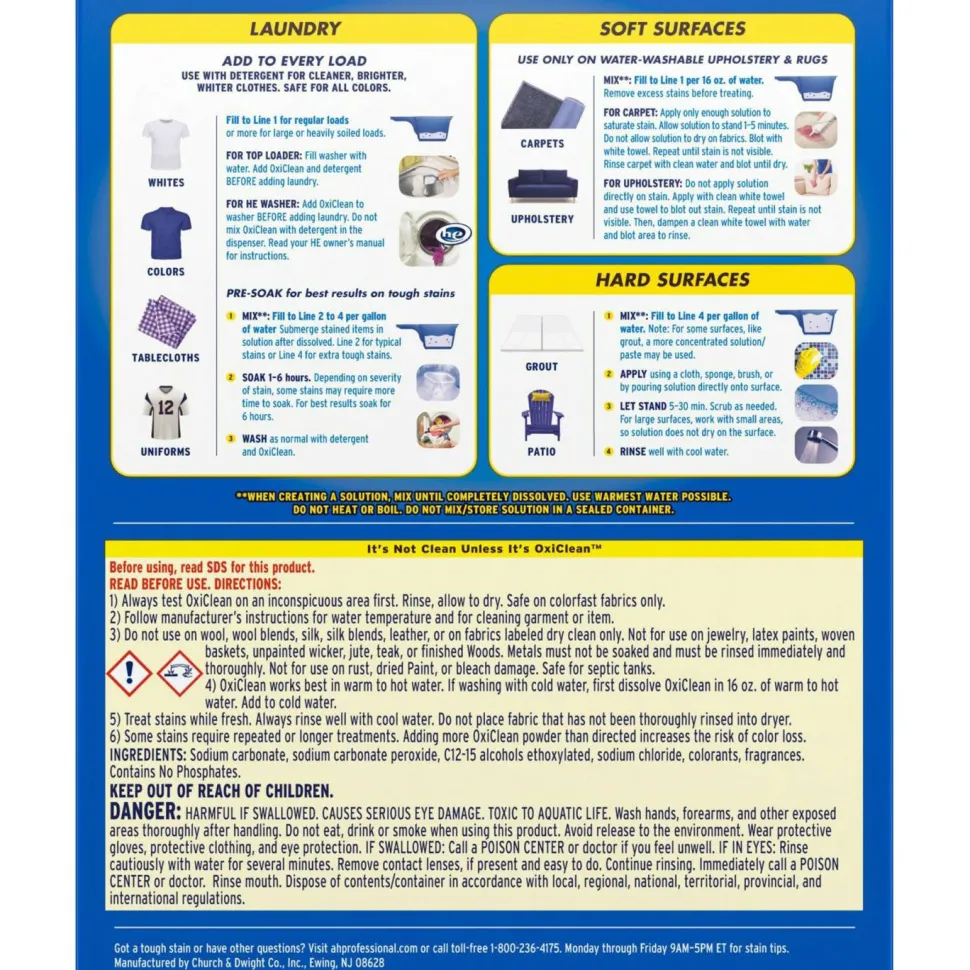 OxiClean Stain Remover Powder