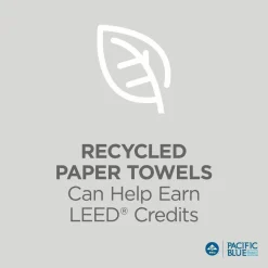 Pacific Blue Basic by GP PRO, 1-Ply, Multifold Paper Towels, 9.2