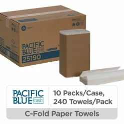 Pacific Blue Basic by GP PRO, 1-Ply, C-Fold Paper Towels, 10.1