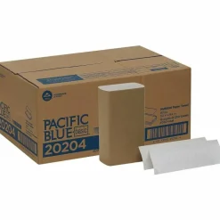 Pacific Blue Basic by GP PRO, 1-Ply, Multifold Paper Towels, 9.2