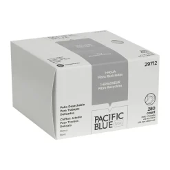PACIFIC BLUE BASIC DISPOSABLE DELICATE TASK WIPERS, 4.5