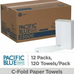 Pacific Blue Select by GP PRO, 2-Ply, C-Fold Paper Towels, 10.1