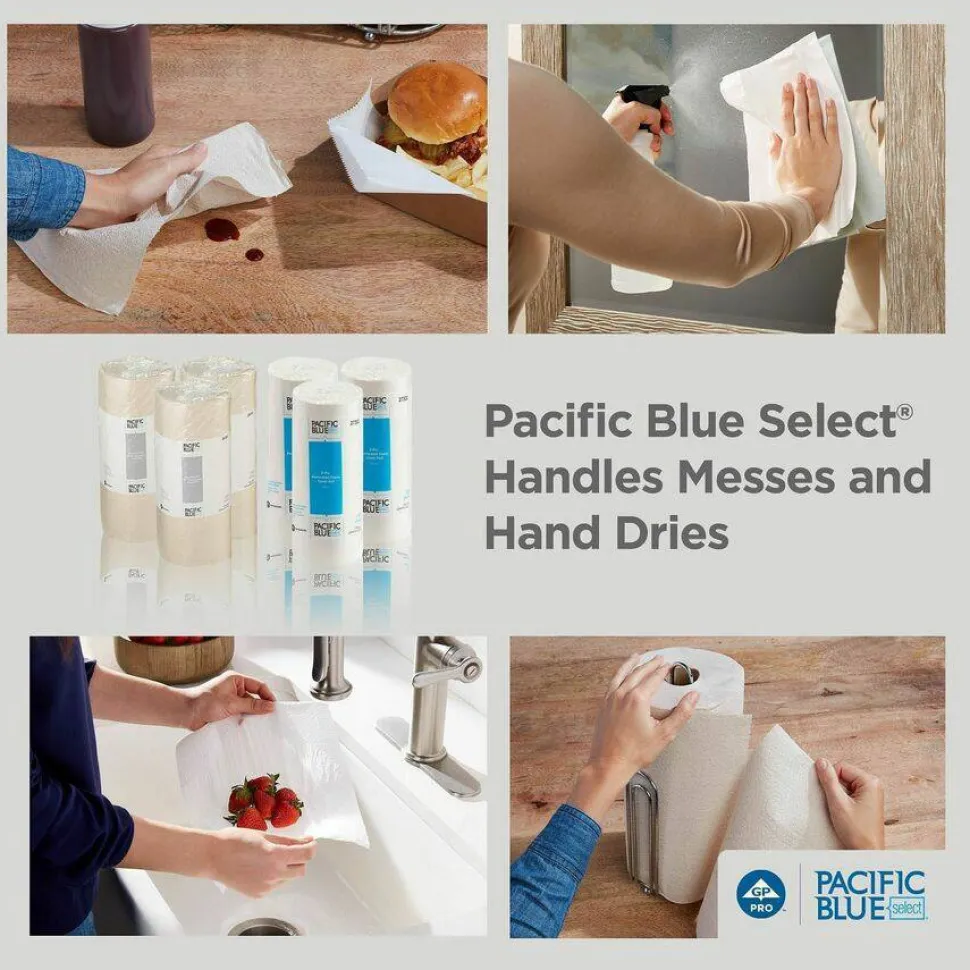 Pacific Blue Select by GP PRO 2-Ply Paper Towels, 85 Sheets Per Roll, Pack Of 30 Rolls