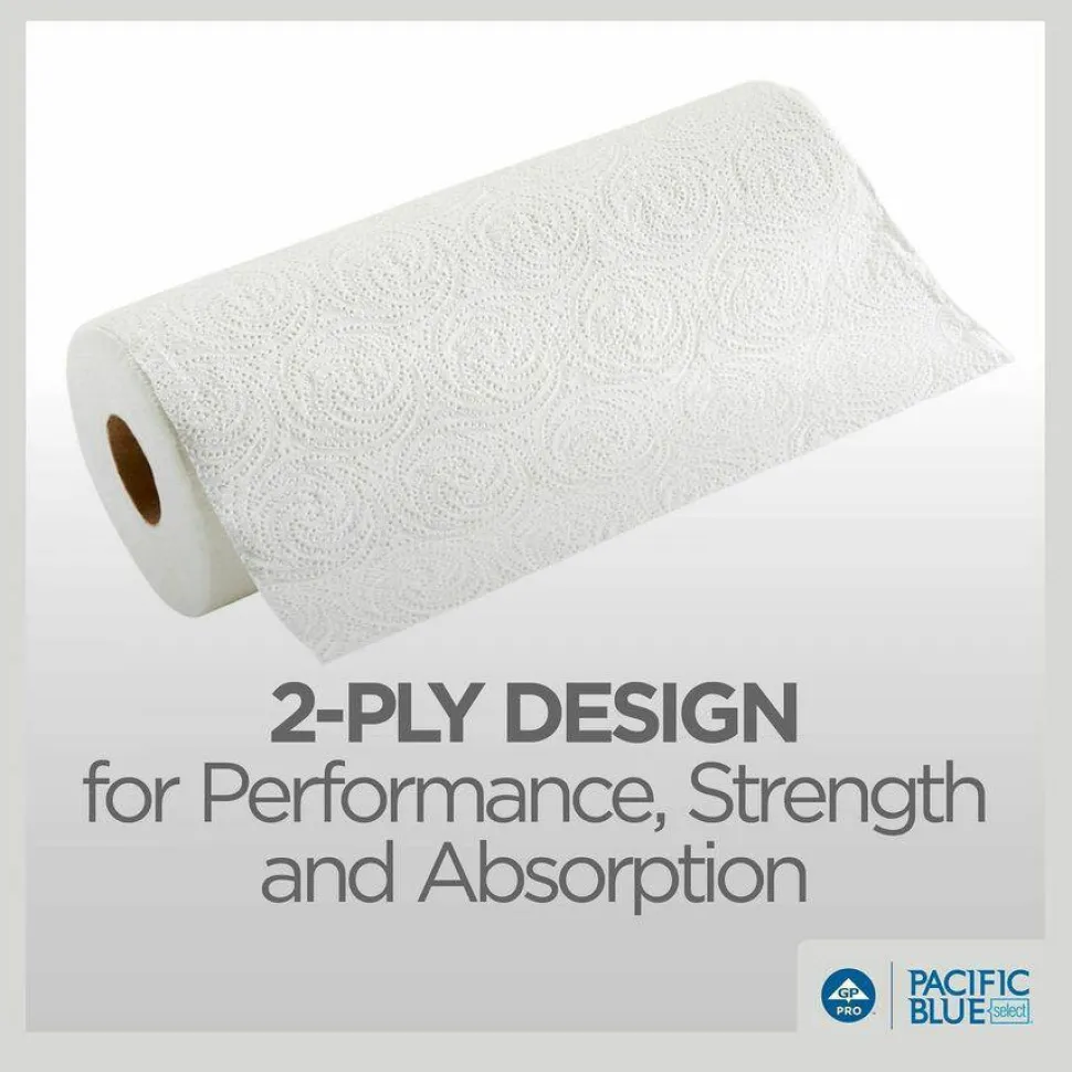 Pacific Blue Select by GP PRO 2-Ply Paper Towels, 85 Sheets Per Roll, Pack Of 30 Rolls