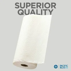 Pacific Blue Select by GP PRO, 2-Ply, Perforated Paper Towels, White, 12 Rolls Per Case, 250 Sheets Per Roll